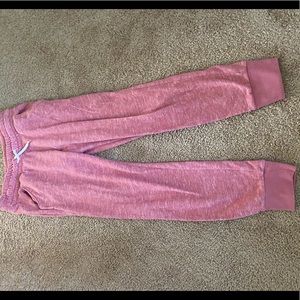 Girls pink sweatpants